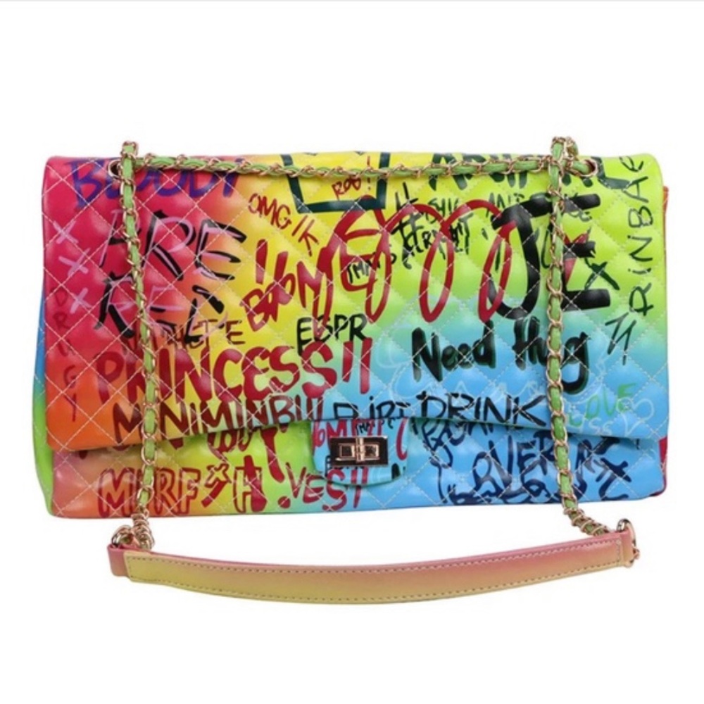 Large Graffiti Travel Bag